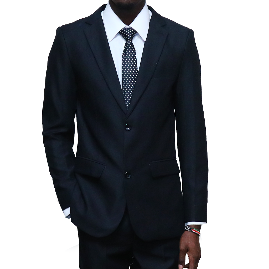 Formal Black Slim-fit Suit