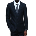 Formal Black Slim-fit Suit