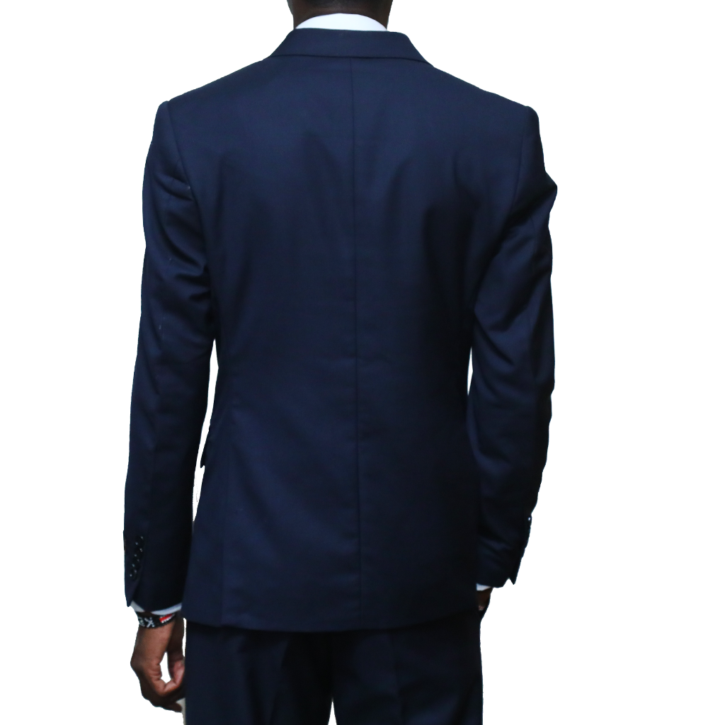 Slim-fit Black Suit
