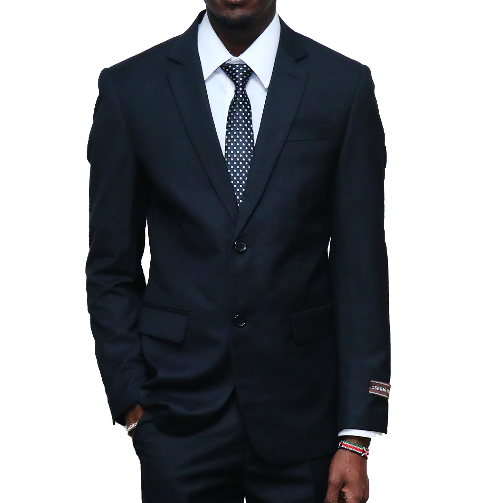 Formal Navy Blue Slim-Fit Suit