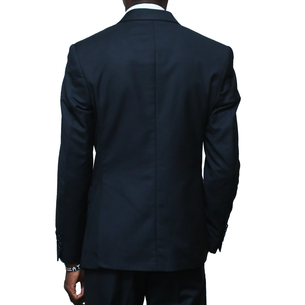 Formal Navy Blue Slim-Fit Suit