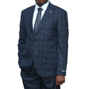 Dark grey Full Checked Suit