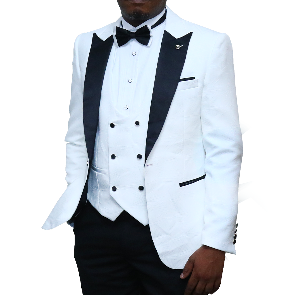 White Tuxedo Suit