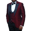 Tuxedo Suit Maroon