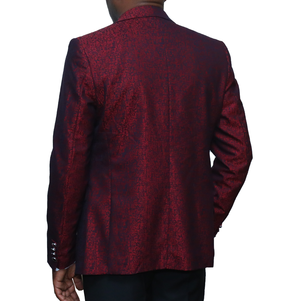 Tuxedo Suit Maroon