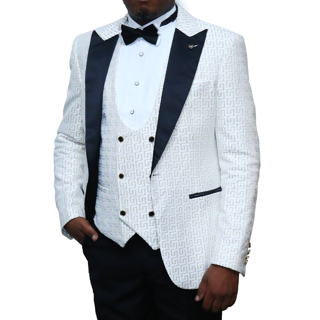 Tuxedo Suit White