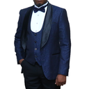 Navy Blue Tuxedo Suit
