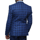 Mix & Match Navy Checked Suit
