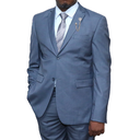 Grey 2 pc Suit Regular Fit