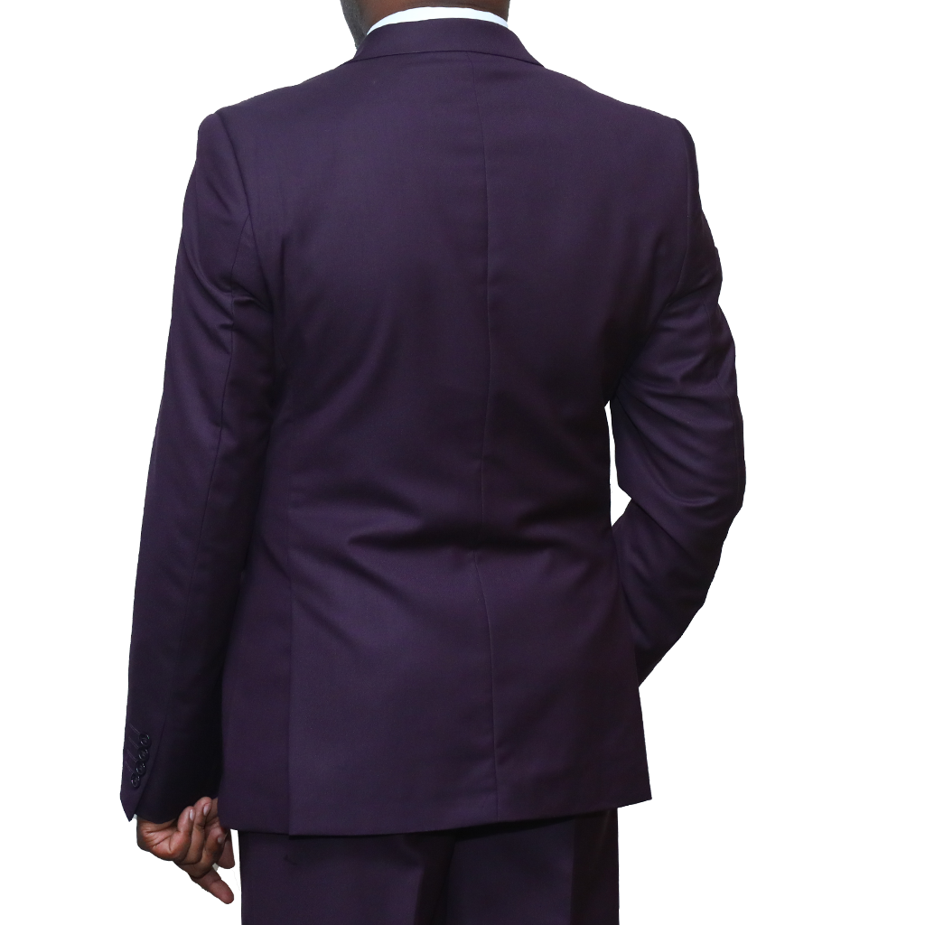 Purple Suit 3 pc Regular Fit