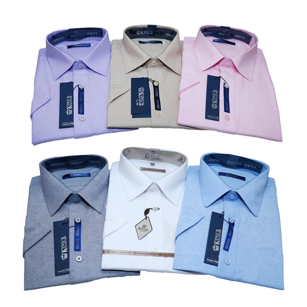 Mens Oxford Short Sleeves Shirts