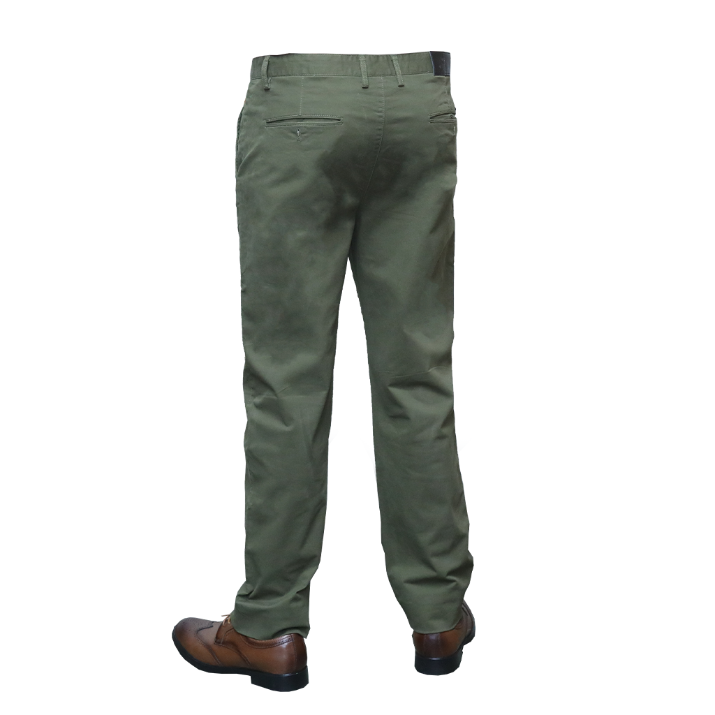Classic-fit soft khaki pants