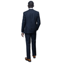 Sky blue 3pc slim-fit suits