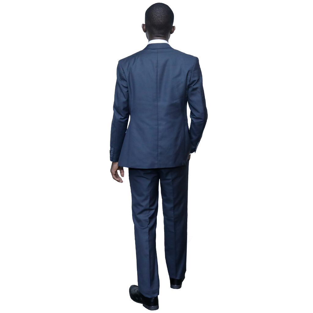 Sky blue 3pc slim-fit suits