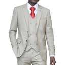 Sky blue 3pc slim-fit suits