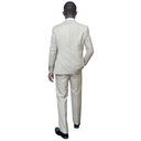Sky blue 3pc slim-fit suits