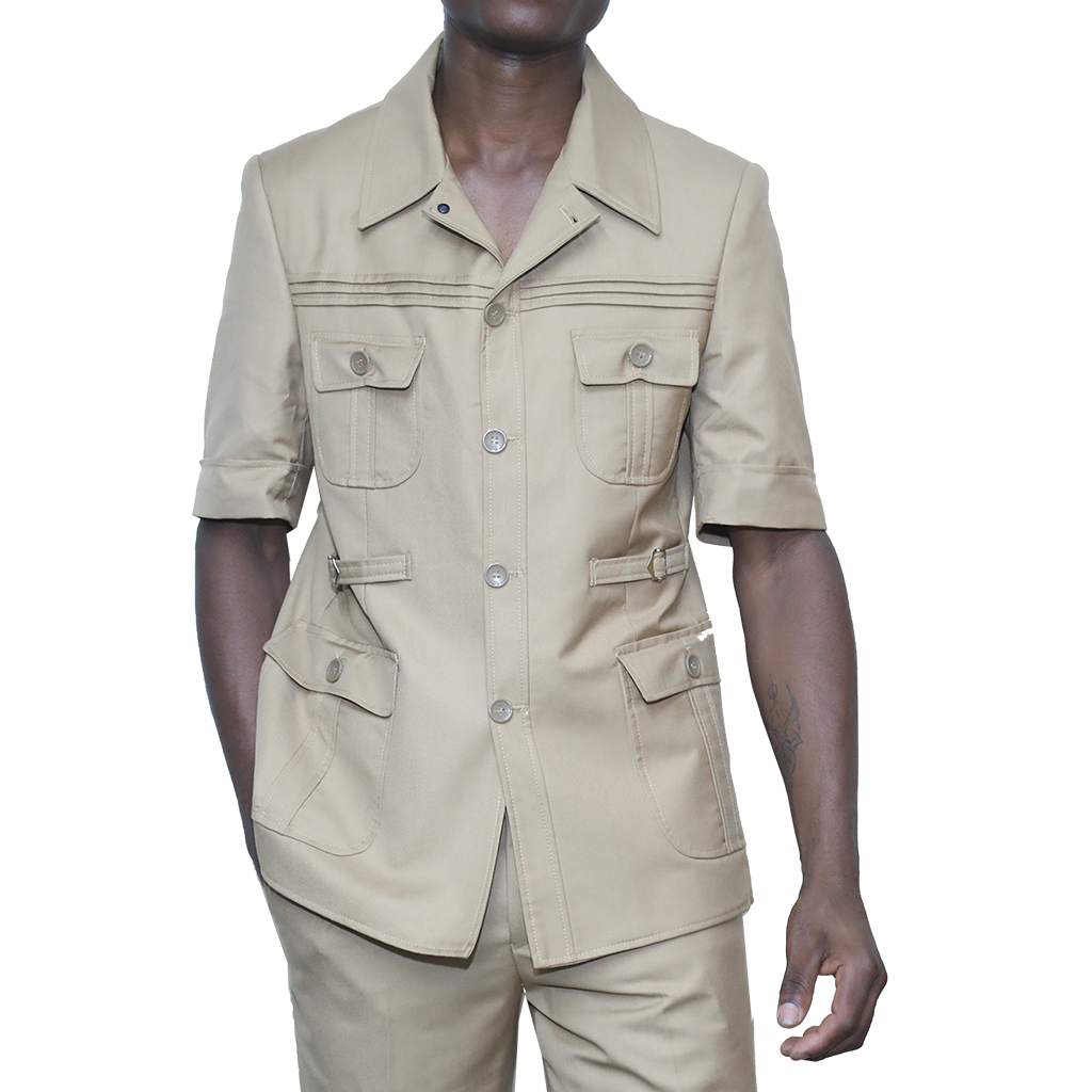 Classy Kaunda Suits Short Sleeves
