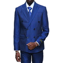 Formal Slim-fit Double Breast Stripped Suit
