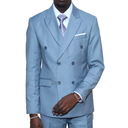 Double Breast Slim-fit Grey Suit