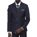 Slim-fit Double Breast Dark Brown Suit