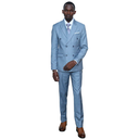 Double Breast Slim-fit Grey Suit