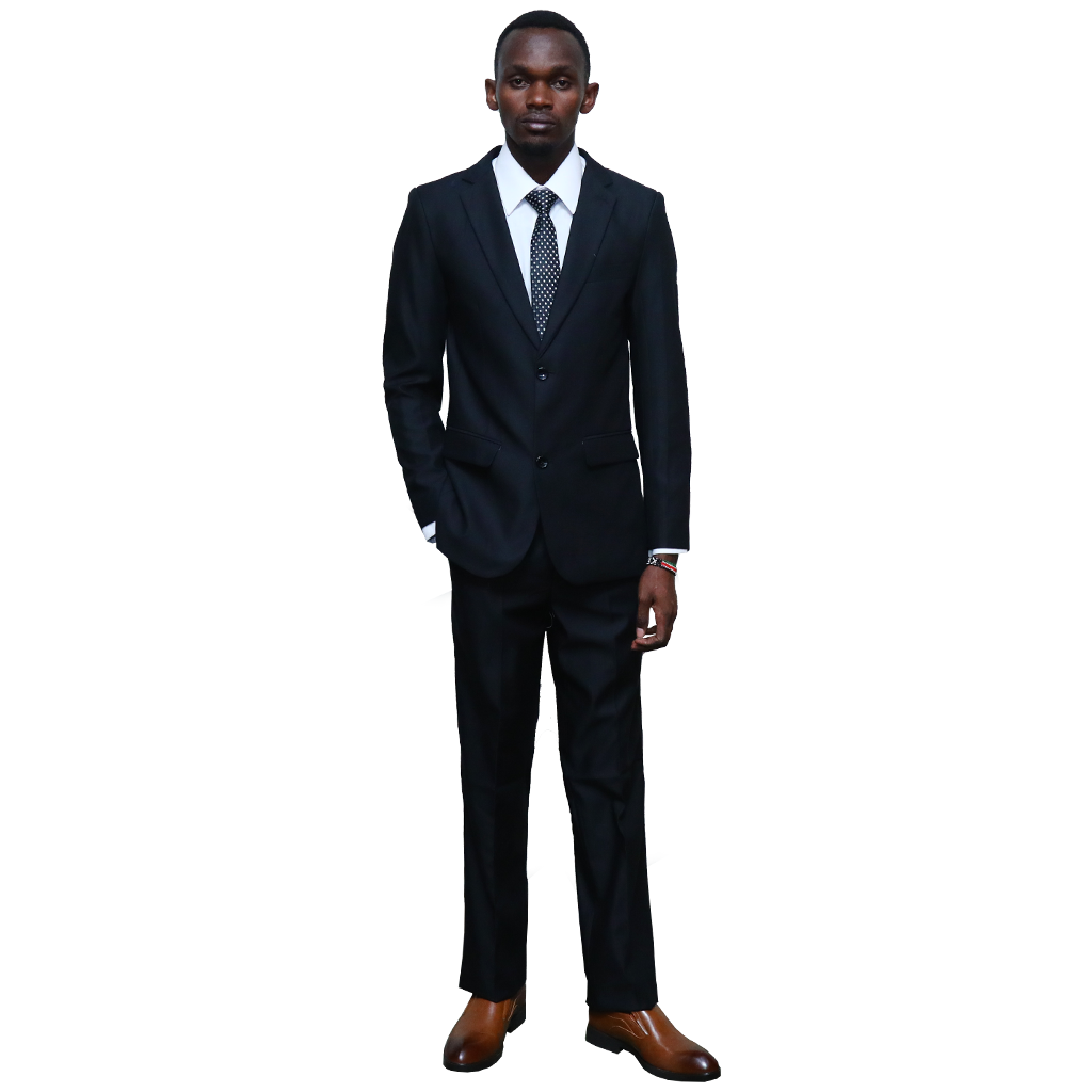 Formal Black Slim-fit Suit