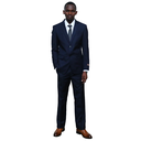 Formal Navy Blue Slim-Fit Suit