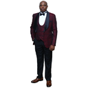 Maroon Tuxedo Suit