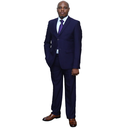 Dark Purple 2 pc Suit