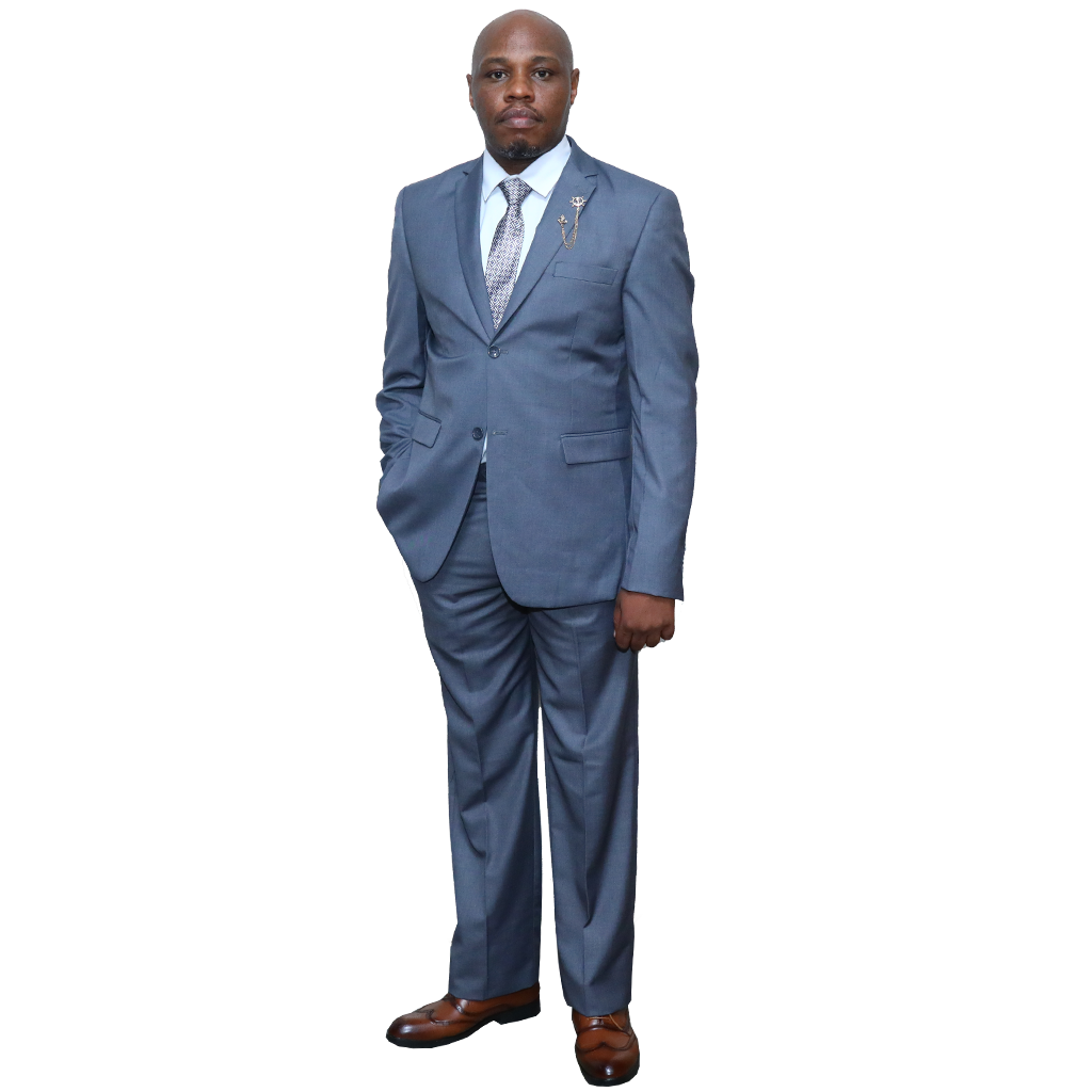 Grey 2 pc Suit Regular Fit