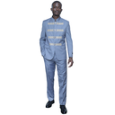 Light grey designer Kaunda suits 