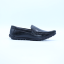 Black Leather Loafers