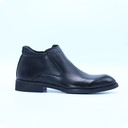Black Pure Leather Boots