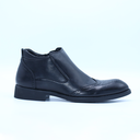 Black Pure Leather Boots