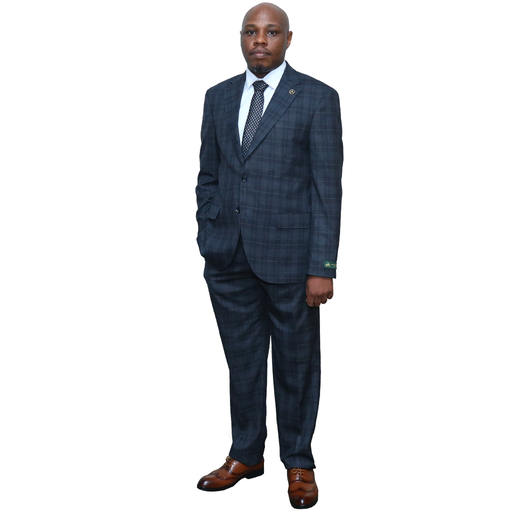 Dark grey Full Checked Suit