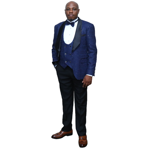 Blue Tuxedo Suit