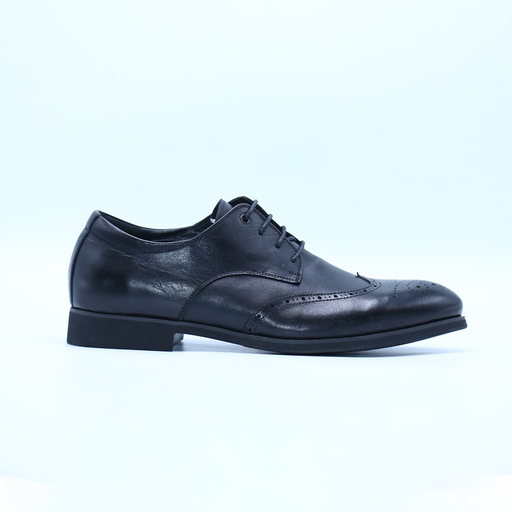 Black Pure Leather Shoes 